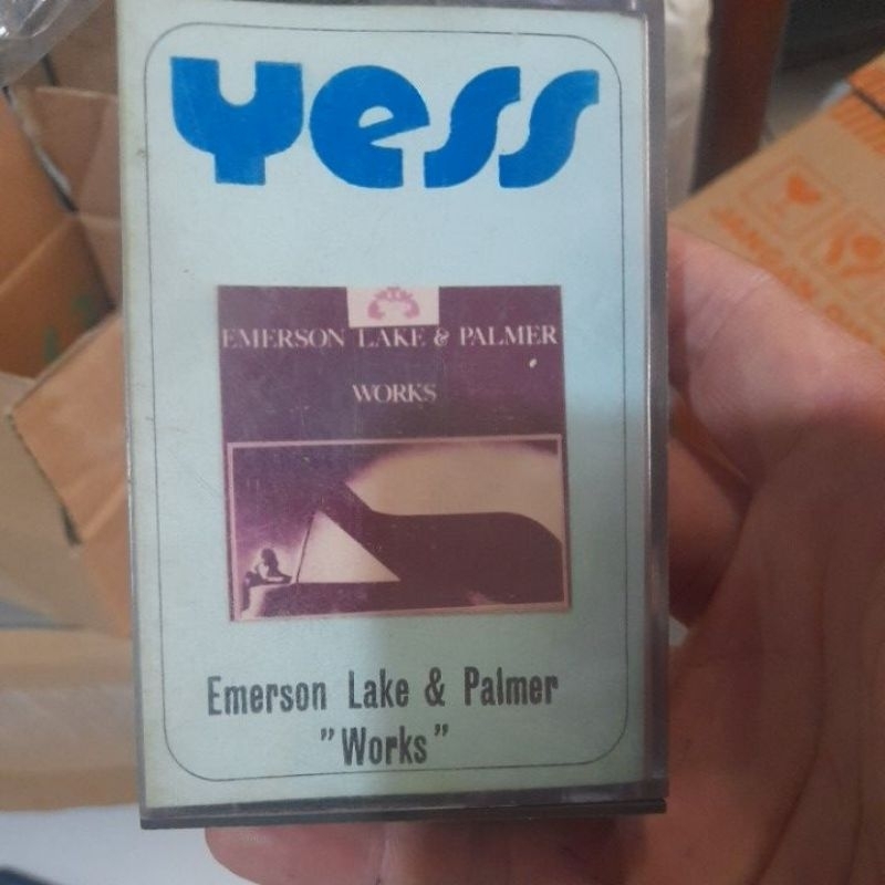 kaset pita yess rmerson lake & palmer "works" (1148)