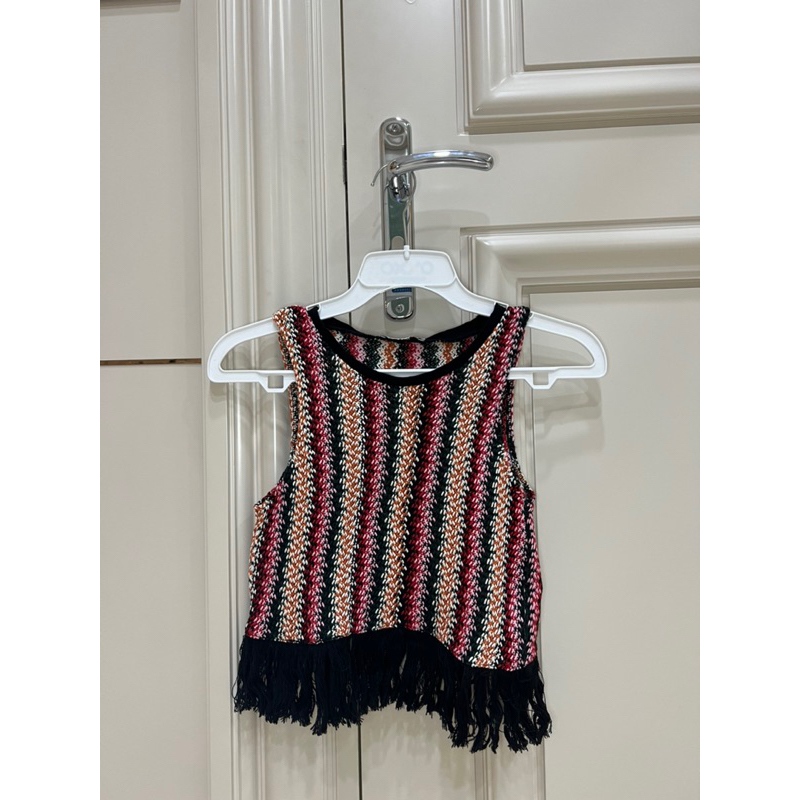Zara KNIT Tank Top / Crop Top PRELOVED