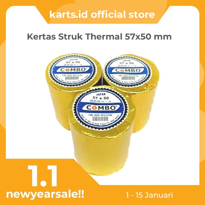 

Kertas Struk Thermal 57x50 mm