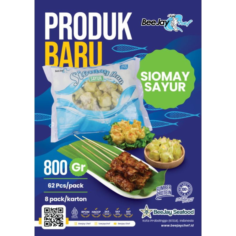 

Siomay Sayur BeeJay Chef 800gr isi 65bj