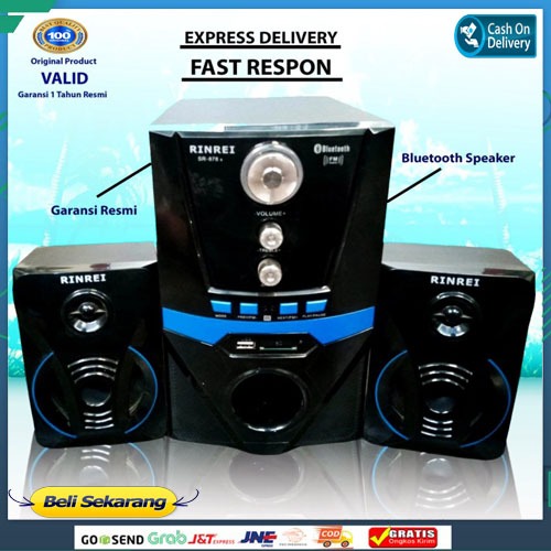 Speaker Bluetooth Rinrei SR878S Radio Terlaris