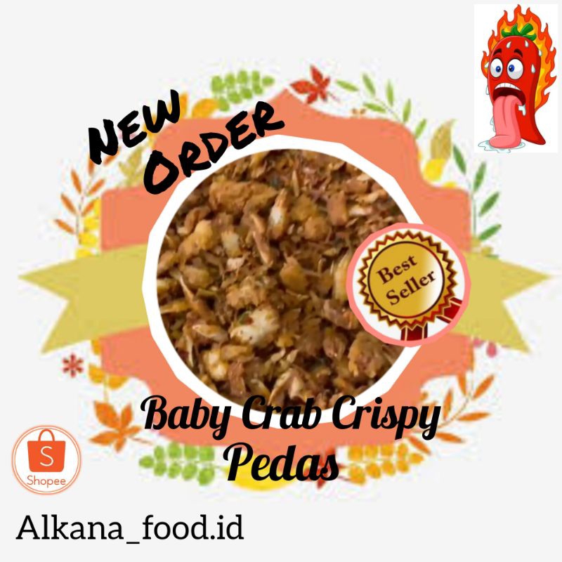 

BABY CRAB KRISPI PEDAS DAUN JERUK | ORIGINAL DAUN JERUK