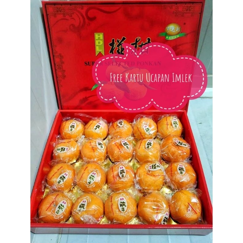 

Jeruk Ponkam HDL Kemasan Imlek Size Besar