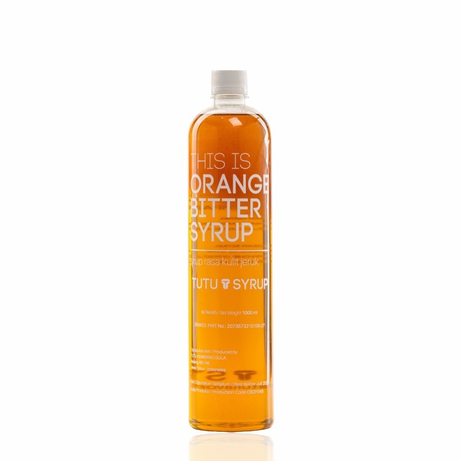 

Tutu Flavors Orange Bitter Syrup 1000ml - Sirup Kulit Jeruk