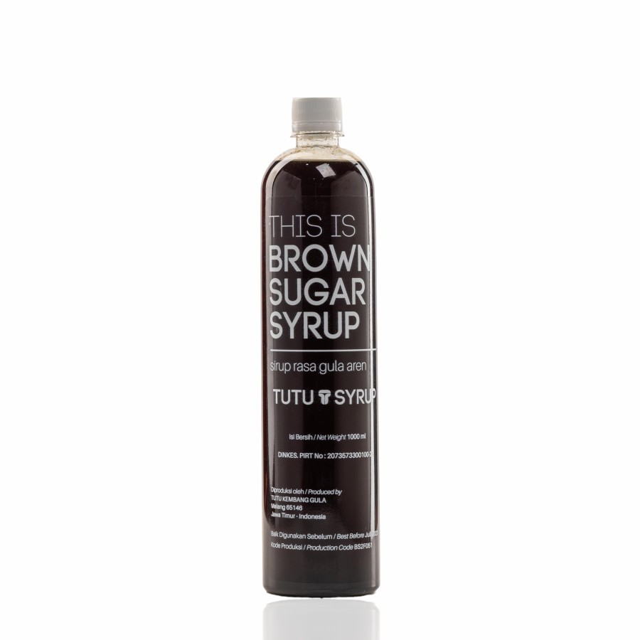 

Tutu Flavors Brown Sugar Syrup 1000ml - Sirup Gula Aren