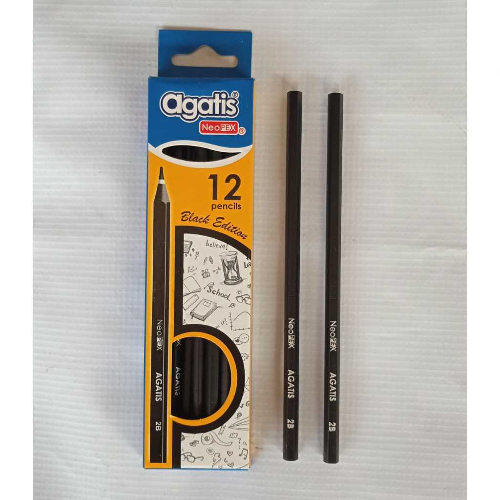 

PENSIL 2B HITAM AGATIS NEOPEX HEXAGONAL 1 LSN 12BH
