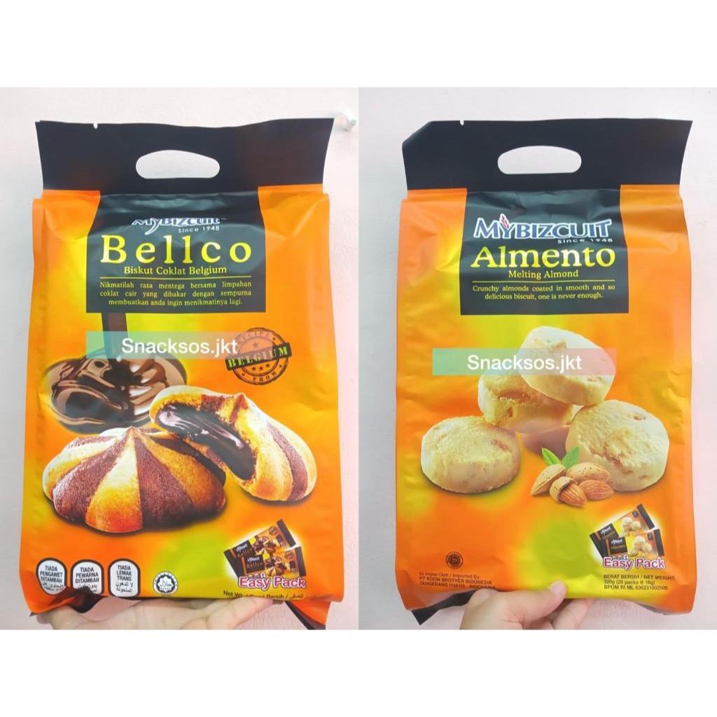 

MYBIZCUIT BELLCO BELGIUM CHOCOLATE COOKIES / MYBISCUIT ALMENTO MELTING ALMOND - MY BIZCUIT