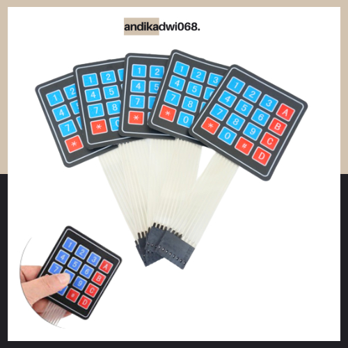 [FLASH SALE] KEYPAD ARDUINU PERTAMINI /KEYPAD POM MINI / TOMBOL KEYPAD PERTAMINI  POMMINI / KEYPAD P