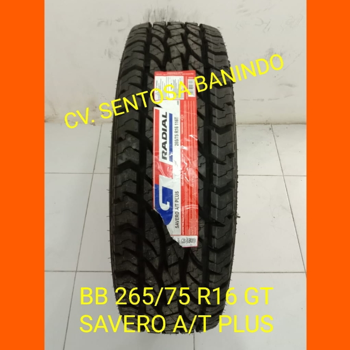 BAN BARU 265/75 R16 GT SAVERO A/T PLUS