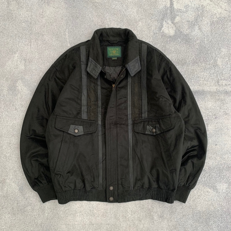 flight jacket suede