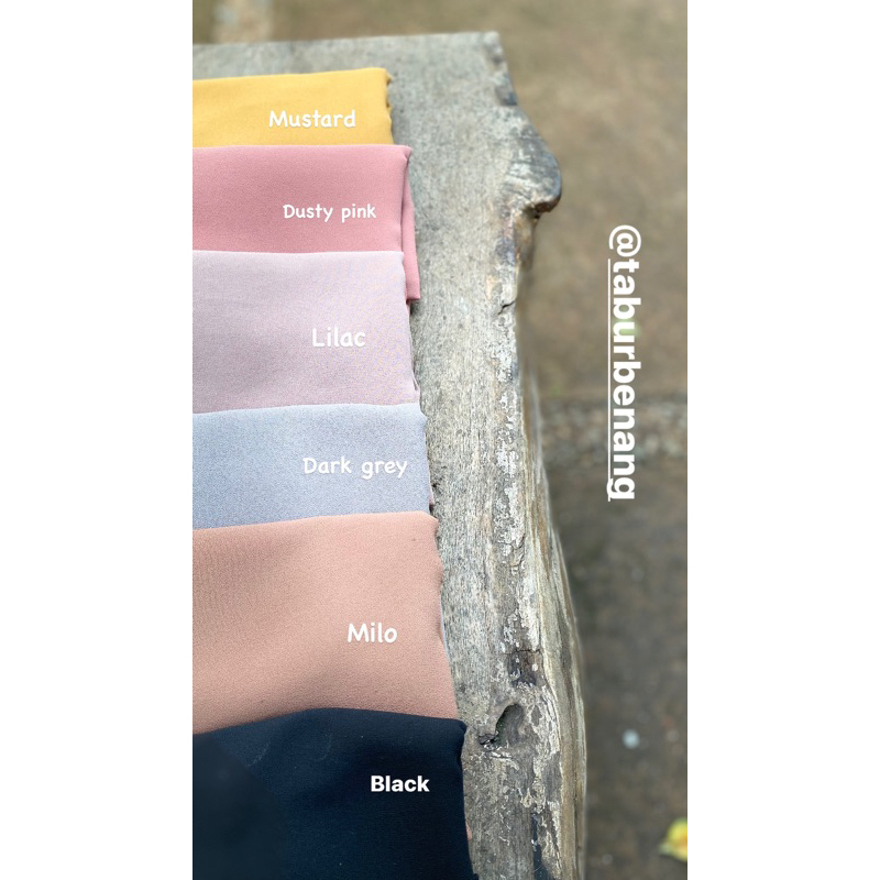 Hijab Syari Segi Empat | Segi Empat Ceruty 140 x 140 cm | Kerudung Segi Empat| Kerudung Syar’i