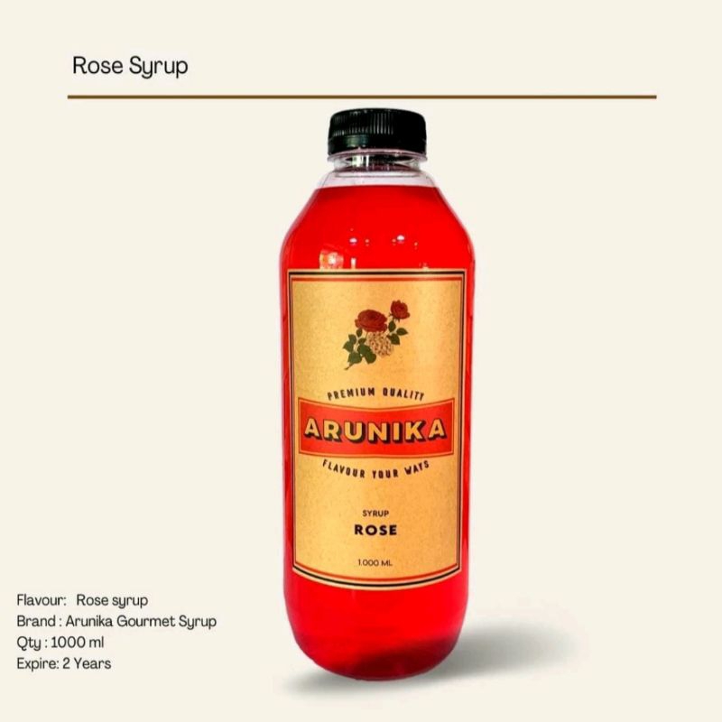 

Rose Arunika Syrup 1 Liter