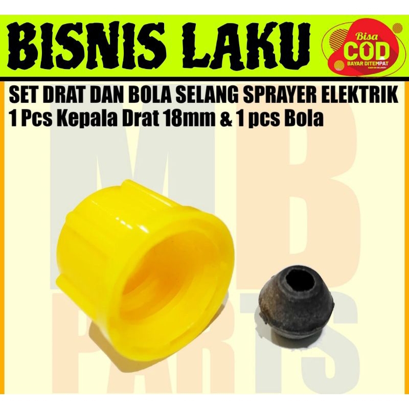 Set Drat dan Bola Selang Sprayer Elektrik / 1 pcs drat & 1 pcs mata/ Selang Sprayer