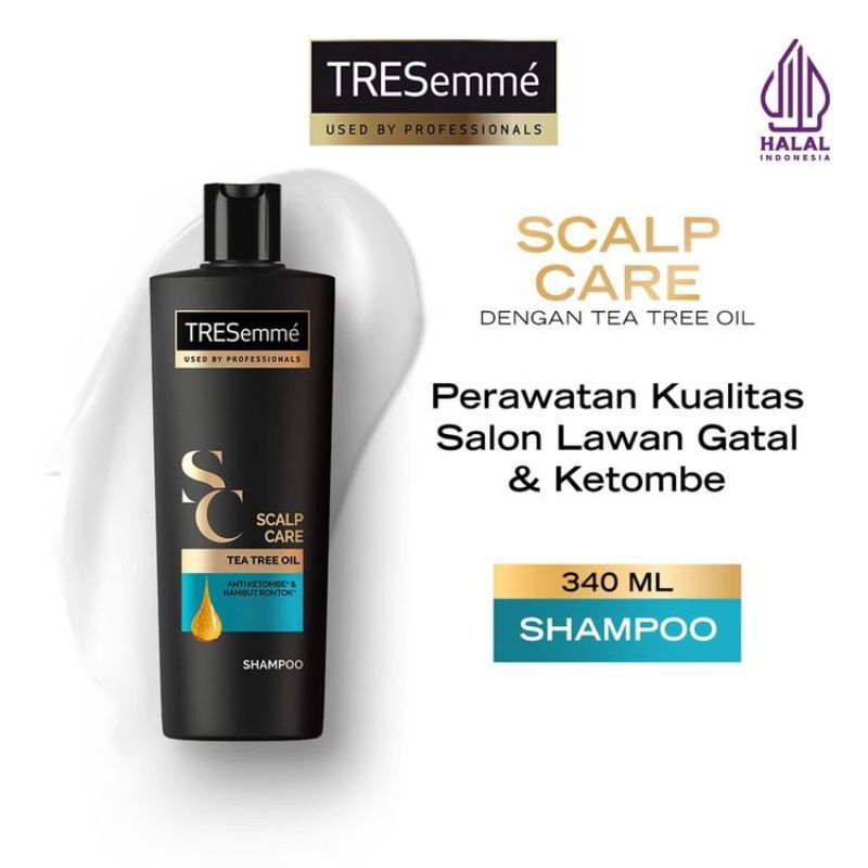 TRESEMME Shampo Scalp Care Anti Ketombe dan Rontok With Tea Tree Oil 340ml