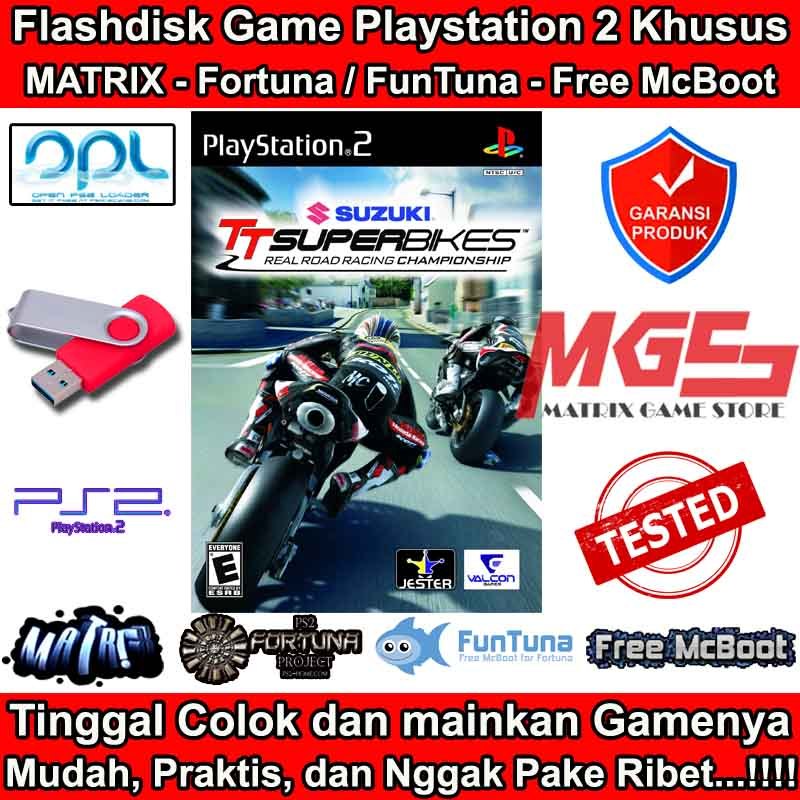 Flashdisk Game PS2 PS 2 Suzuki TT Superbikes