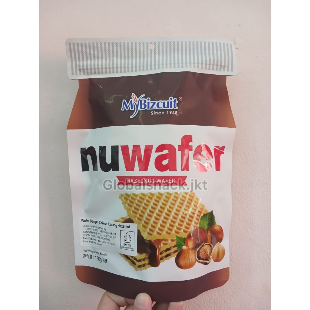 

MYBIZCUIT NUWAFER HAZELNUT- Wafer Kacang Hazelnut - MyBiscuit My Bizcuit