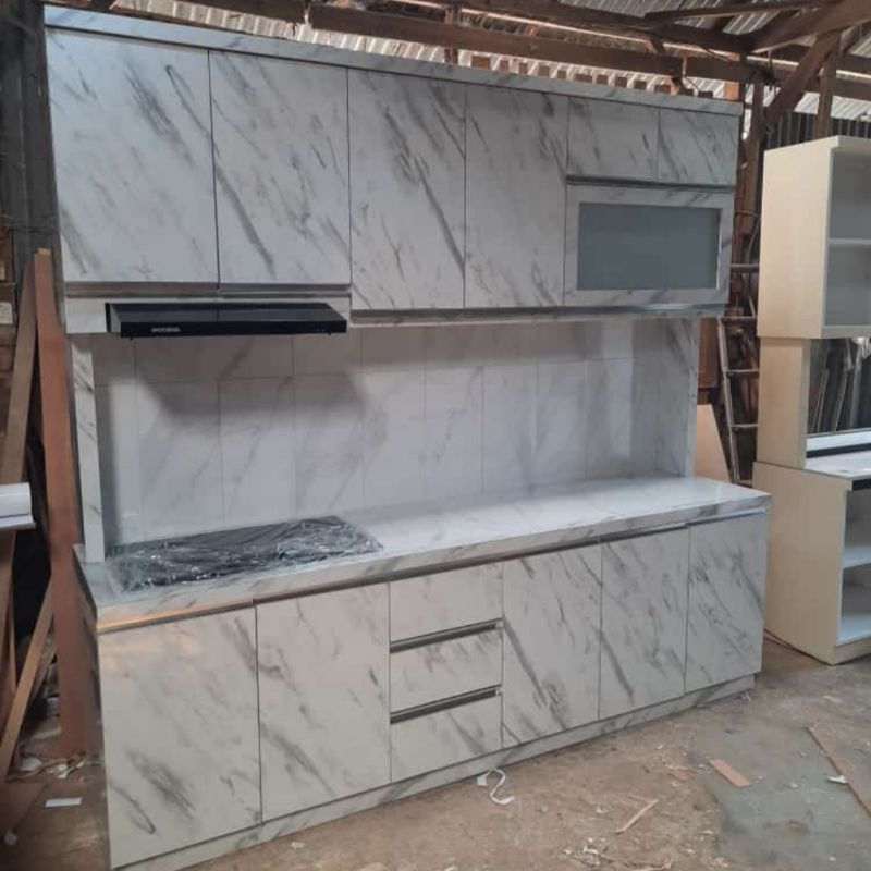 Lemari dapur 6 pintu / lemari sayur / kitchen set 240cm