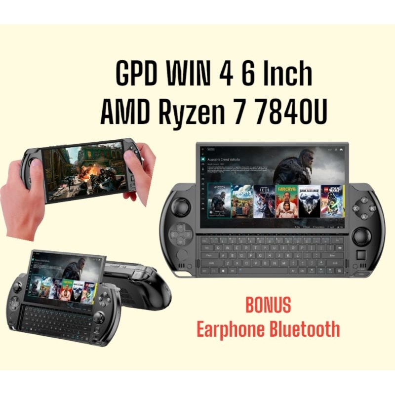 GPD Win 4 Konsol Game Genggam