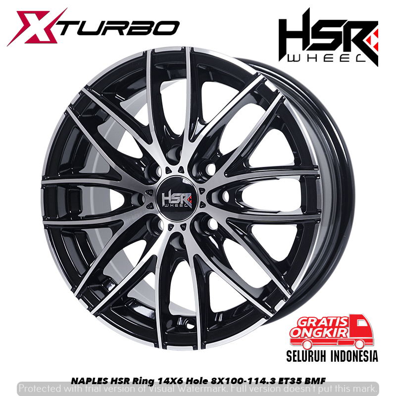 VELG MOBIL ELEGAND HSR RING 14 NAPLES BMF - AVANZA XENIA CALYA SIGRA VELOZ DLL