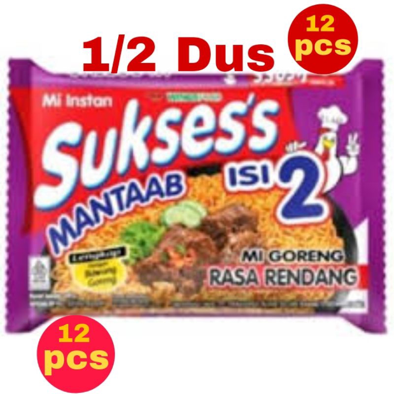 

Mie Suksess Instant Goreng Rasa Ayam Rendang - 132 gr (Harga 12 Pcs)