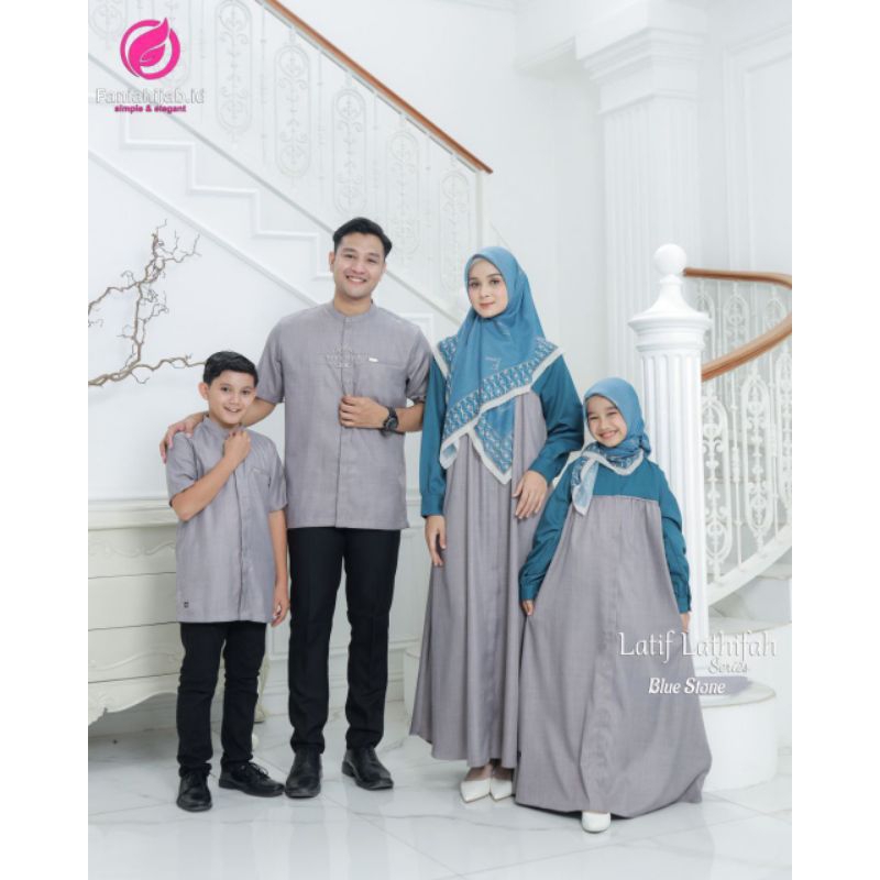 SARIMBIT LEBARAN 2024 LATIF LATIFAH DRESS BY FANIA HIJAB MATT TOYOBO PREMIUM/COUPLE KELUARGA/KOKO DE