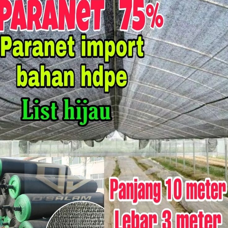 Update Pilihan  Paranet 75  panjang 1 meter X lebar 3 meter  JARING PARANET  SHADE NET