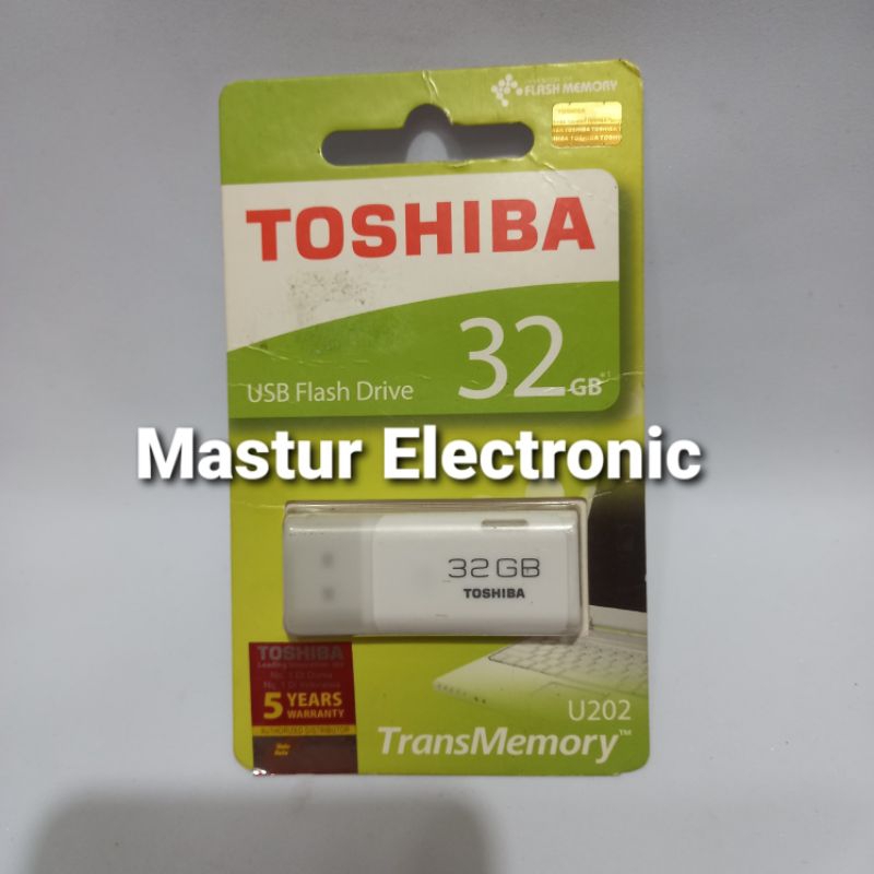 FLASHDISK TOSHIBA 32GB / USB FLASH DRIVE ORIGINAL ASLI TOSHIBA