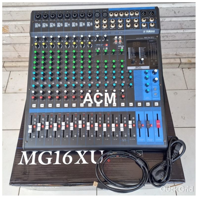 MIXER YAMAHA MG16XU MIXER 16 CHANNEL MG 16 XU