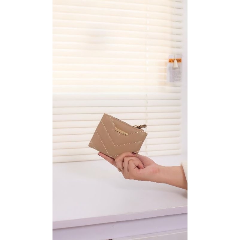 Ceisya Dompet Lipat Mini/Dompet Lipat Wanita/Dompet Lipat Mini/Dompet slot koin/Wallet Lipat Mini/Wa