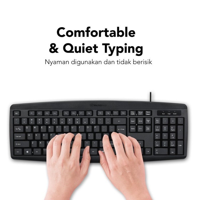 Micropack Wired Combo Keyboard Mouse KM-2003