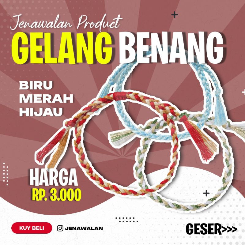 Gelang tangan | Gelang benang | Handmade