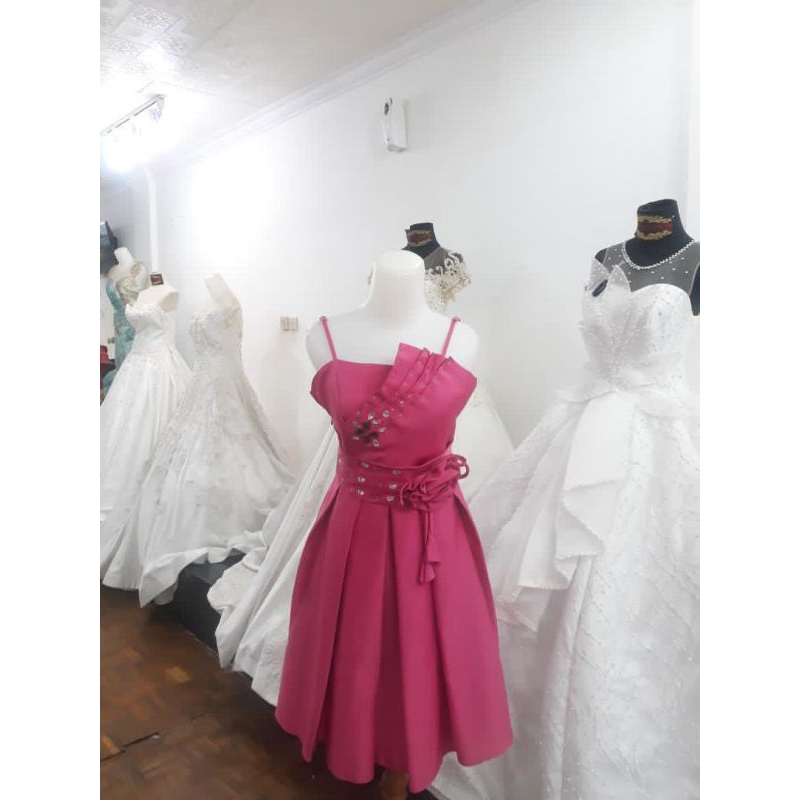 Dress Pesta Wanita Fuschia