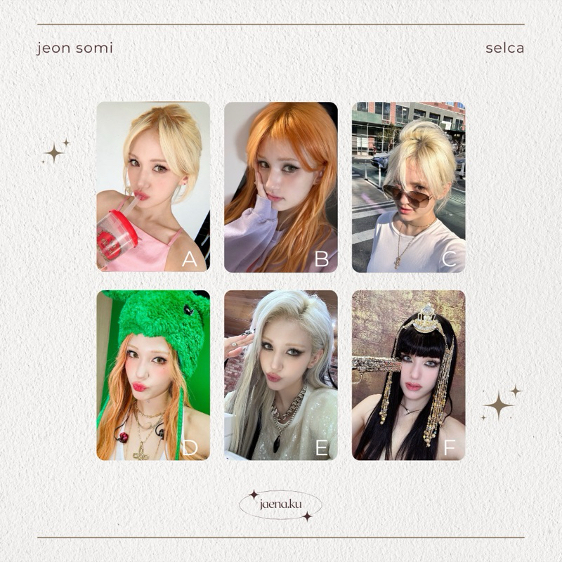 [SOMI] PHOTOCARD SELCA 1 JEON SOMI UNOFFICIAL