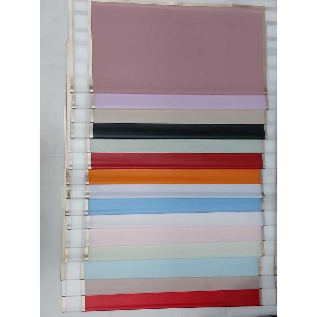 

Transparent Gold Frame Cellophane Double List Flower Wrapping Waterproof Paper Kertas Buket Bunga