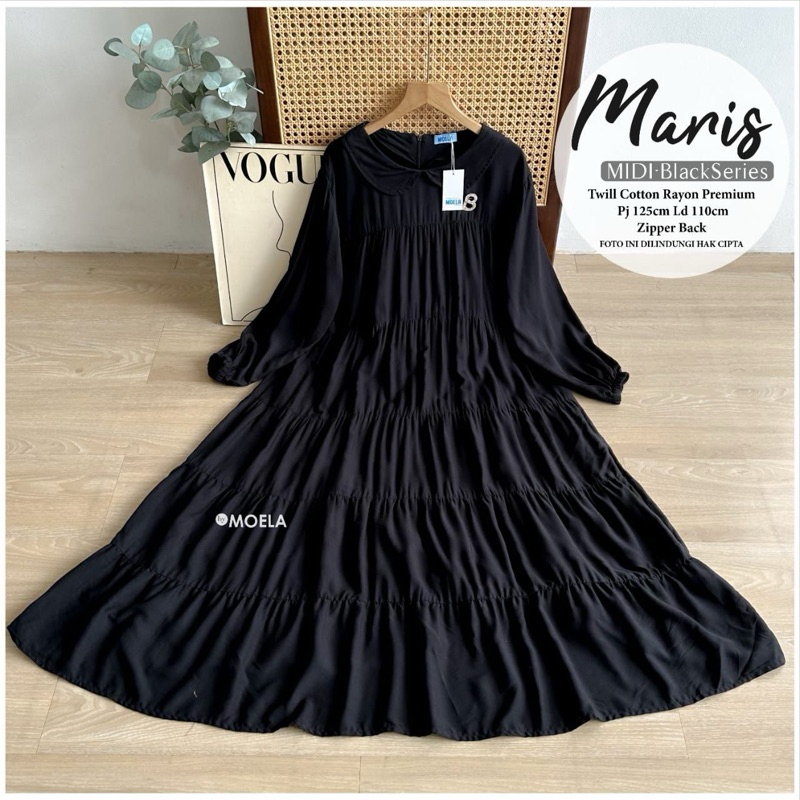 MIDI DRESS POLOS MOELA maris midi