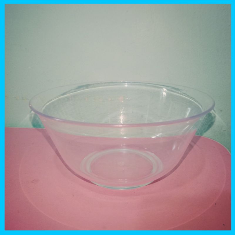 Mangkuk Sop Buah Mangkok Bakso Bening Bahan Plastik Mika Kristal