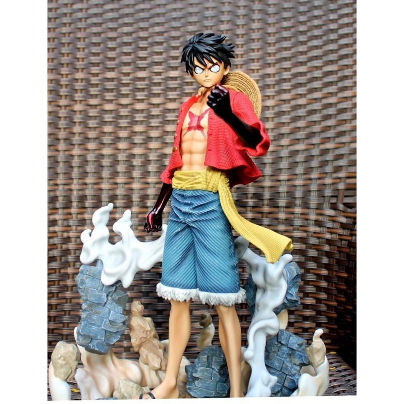 Action Figure Monkey D Luffy Stand Diorama Big Size Statue One Piece