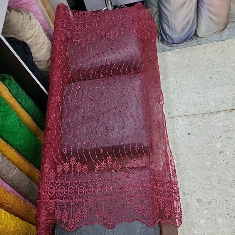 kain tile etnik gliter,asia