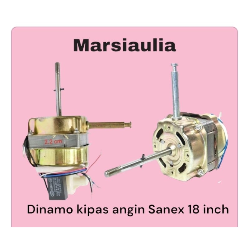 Dinamo kipas angin Sanex 18 inch sanek standfan gulungan kipas berdiri