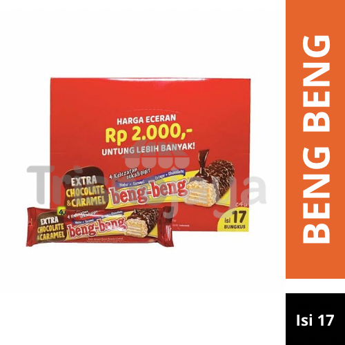 

Beng Beng Wafer Box isi 17 BengBeng Snack Coklat Karamel