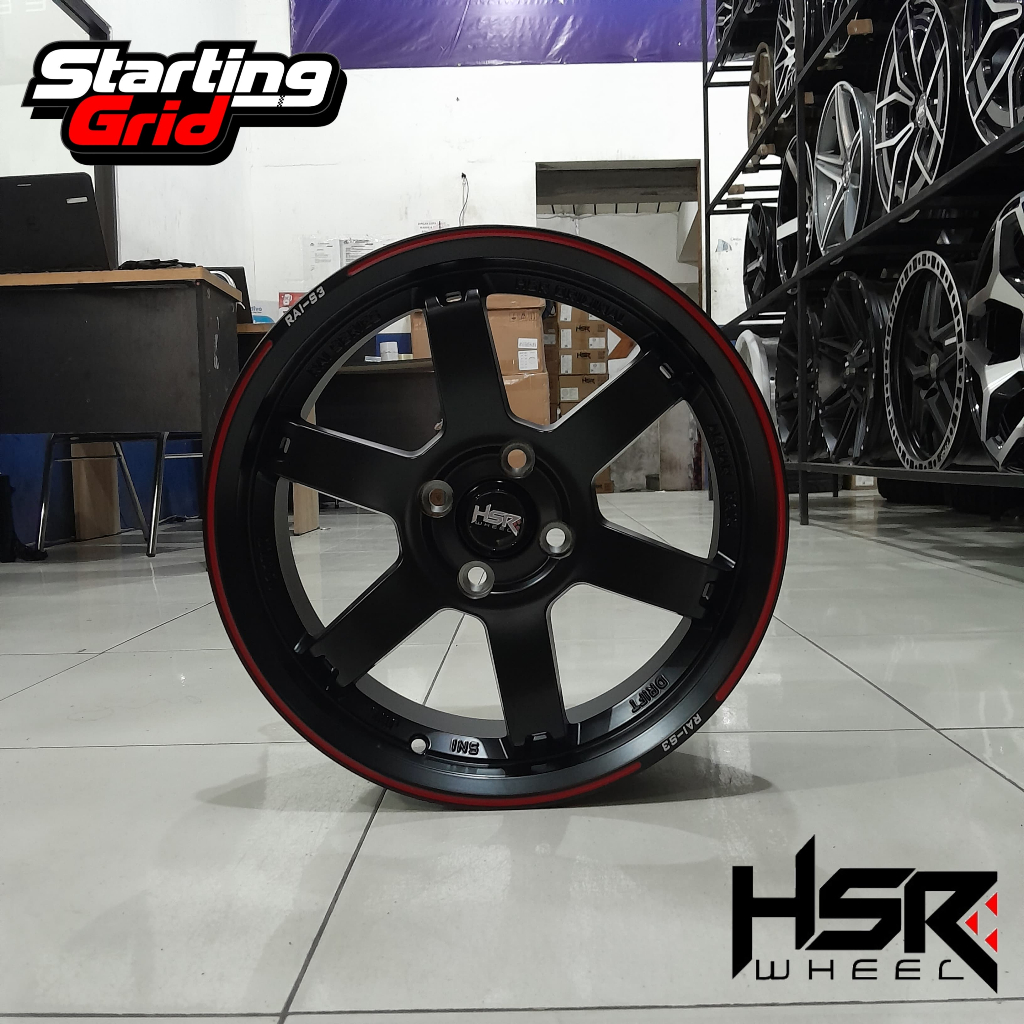 Velg Mobil HSR Ring 16 Untuk Vios, Yaris, Mazda, Mobilio, Agya, Sigra, City, Ayla, Calya - Free Ongk