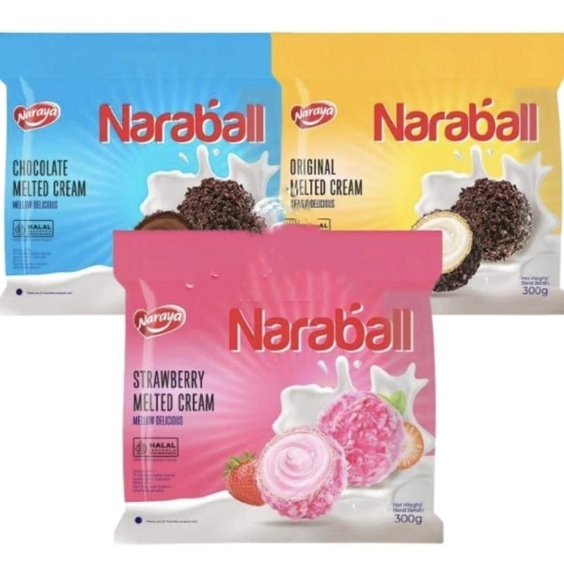 

NARAYA NARABALL WAFER BALL 300GR EXP 2026