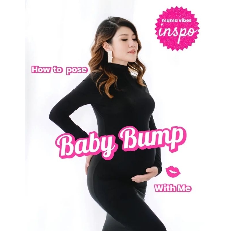 riche- basic long inner dress lengan panjang busui friendly/baju hamil/foto maternity/model span