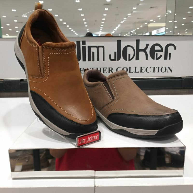 Jim Joker Sepatu Pria Tanpa Tali Bahan Kulit Super Keren Original Brand Matahari
