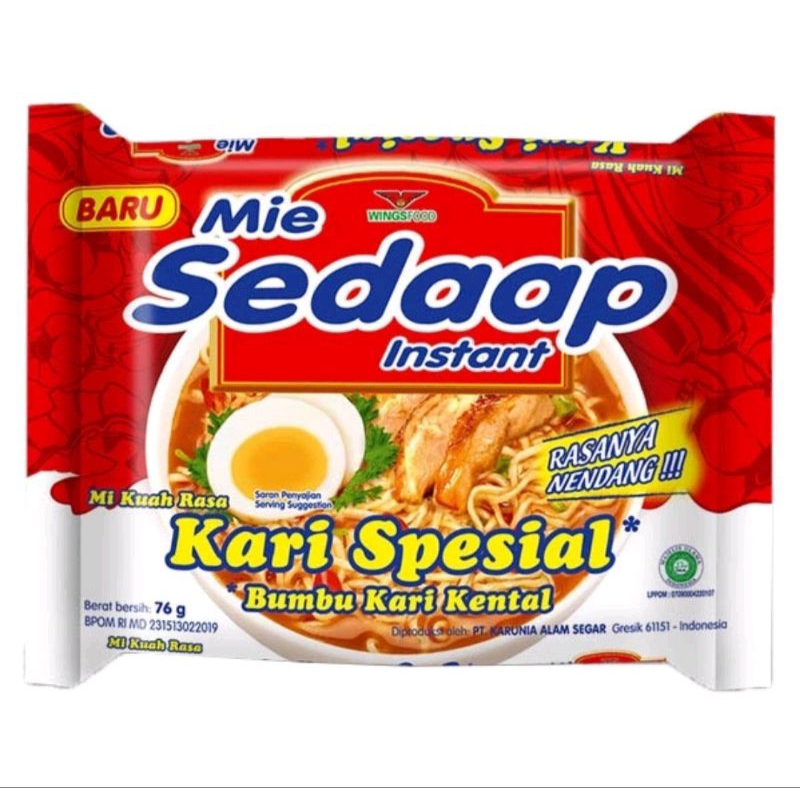 

Mie Sedaap Kari Spesial 5 pcs