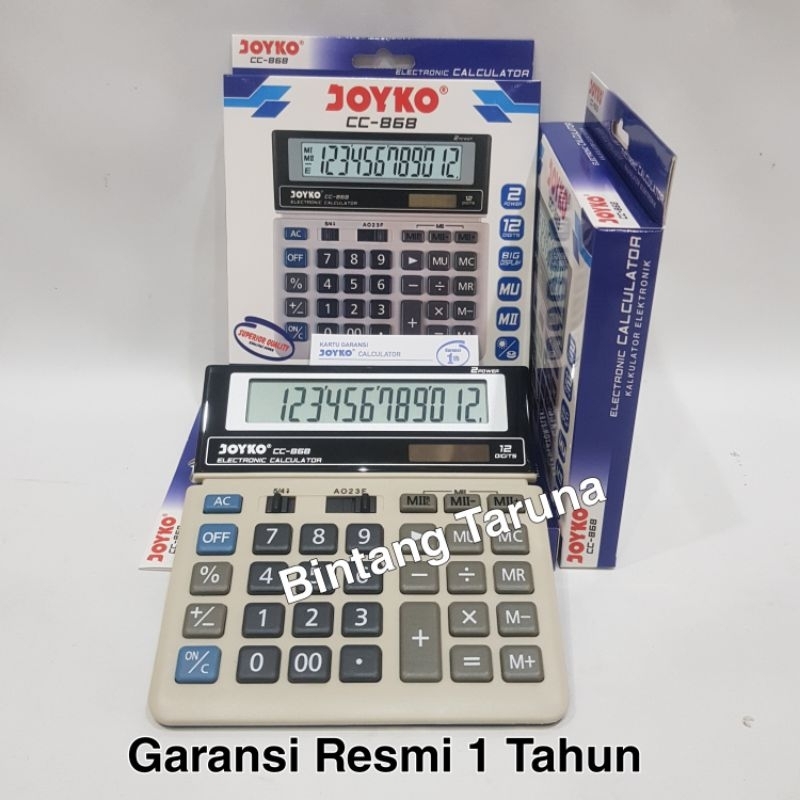 

Kalkulator Joyko CC868 Calculator Joyko CC-868 Kalkulator 12 digit Joyko 868