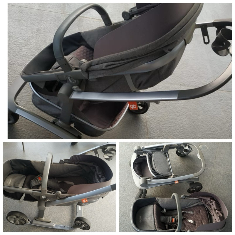 gb Stroller bayi A2009H PRELOVED (+BONUS : Fisher Price Infant Zebra Walker)