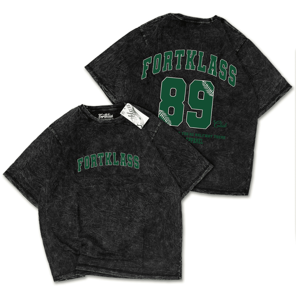 FortKlass Kaos Wash SPORTY 89 Kaos Oversize Pria Lengan Pendek Atasan Tshirt Distro Kaos Unisex
