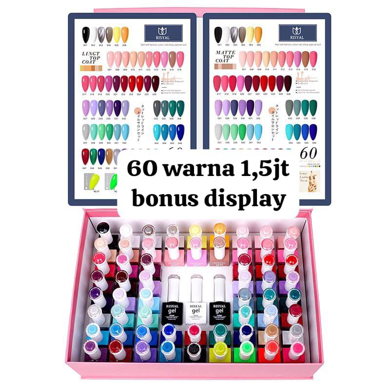 risyal kutek gel 60 warna