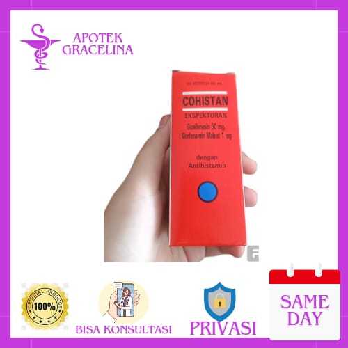 Obat batuk/ Cohistan Expectorant Sirup 60 ml